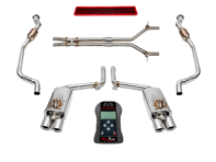 Sistema de escape Fabspeed Performance, acero inoxidable pulido, con reprogramación de la centralita. Porsche 970 Panamera Turbo / Turbo S (2010-2016) - 97004420015 - FS.POR.970T.SC, FS.POR.970T.XP, FS.POR.970T.MAXP, FB582/20, FS.POR.970T.ET